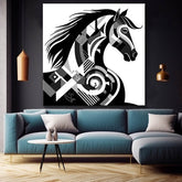 Minimalist elegance - painting by numbers